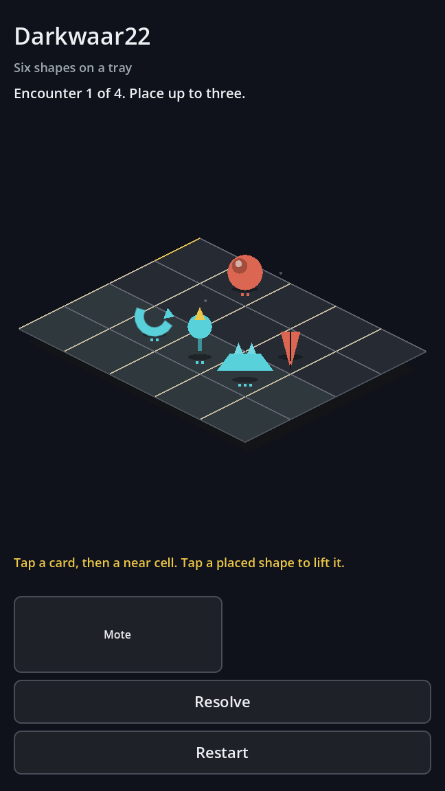 Hook, Lamp, and Jaw placed against the first tray