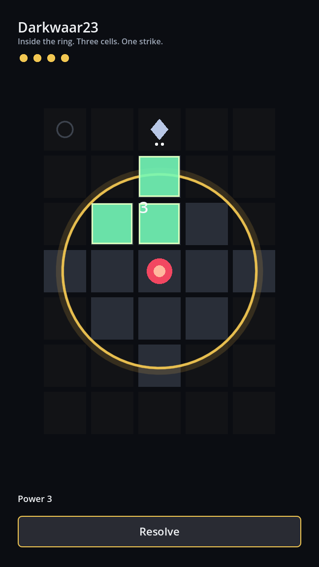 Three cells, one number, and the step that cell will block