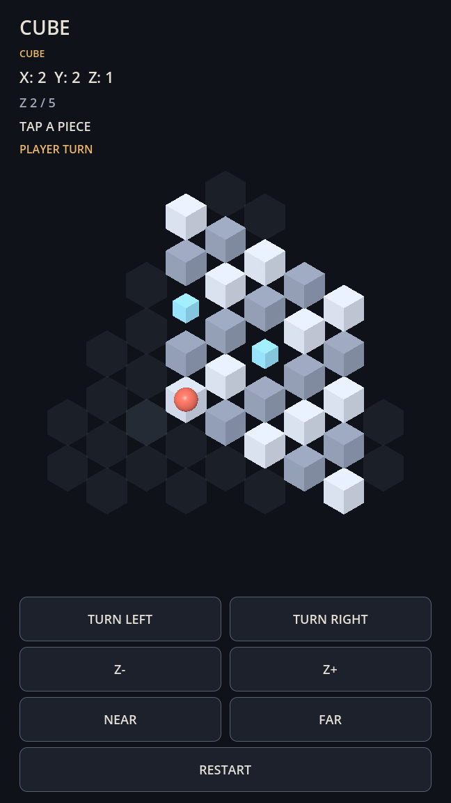 The opening, both cores in the cube