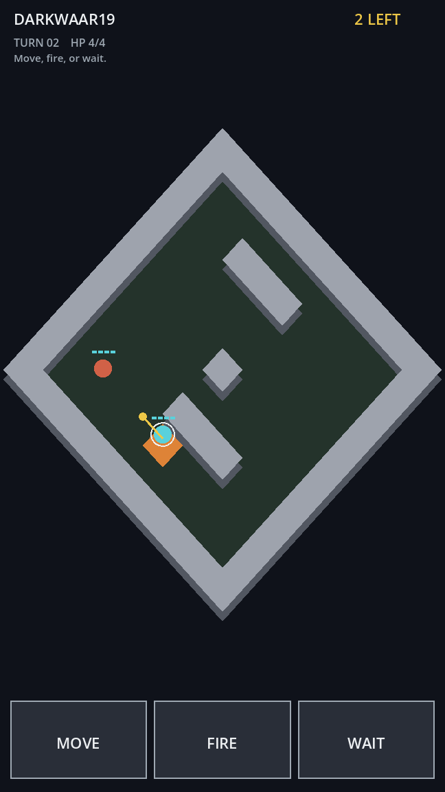 The bright tile is where the shot arrives if you stay