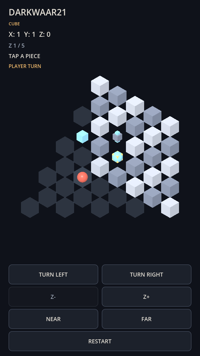 The opening, both cores in the cube